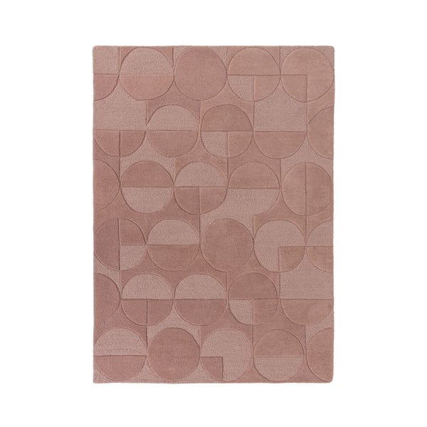 Розов вълнен килим , 160 x 230 cm Gigi - Flair Rugs