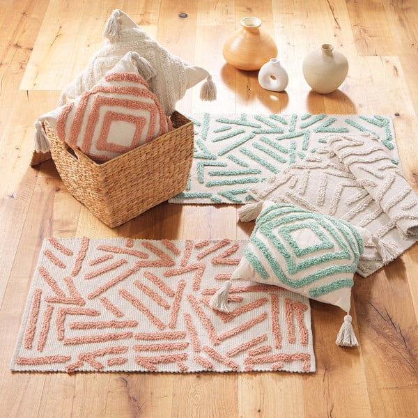 Розово-кремав килим подходящ за пране 60x90 cm Athena – douceur d'intérieur-image-2