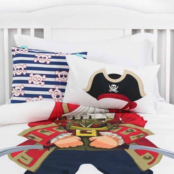 Bavlněný oboustranný povlak na polštář Baleno Pirate, 50 x 30 cm-image-1
