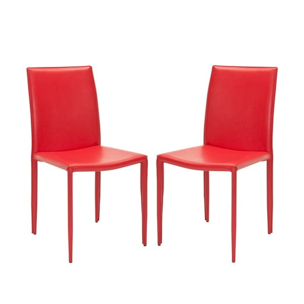 Sada 2 židlí Karna, červené