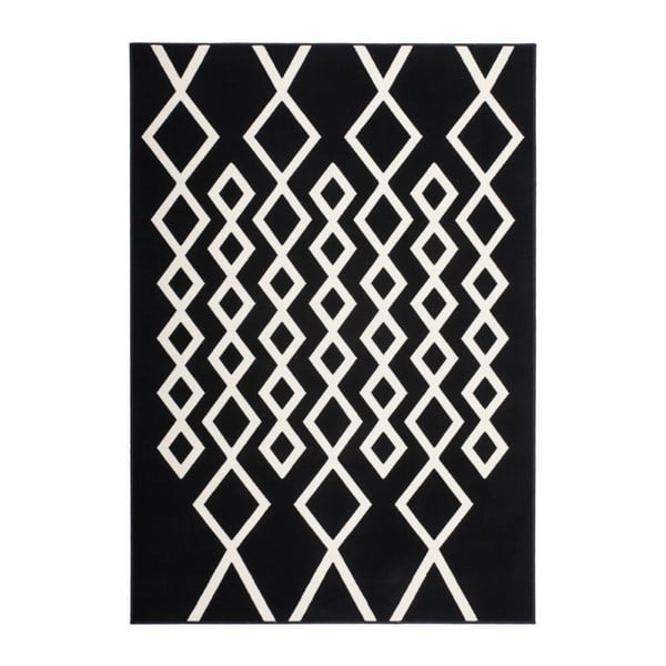 Černý koberec Kayoom Sentosa 522 Elfenbein, 120 x 170 cm