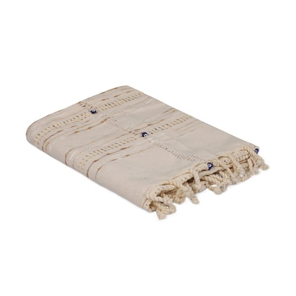 Кремава памучна покривка Nergiz, 150 x 150 cm - Unknown