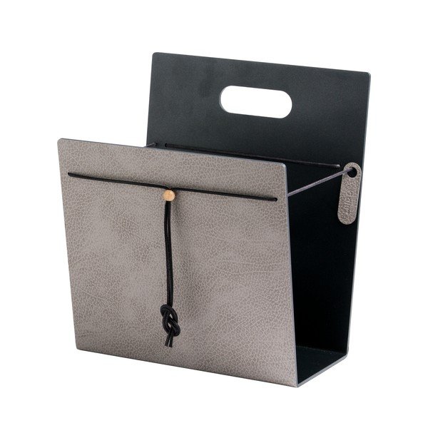 Стойка за списания от метал и еко кожа Hippo M – LIND DNA