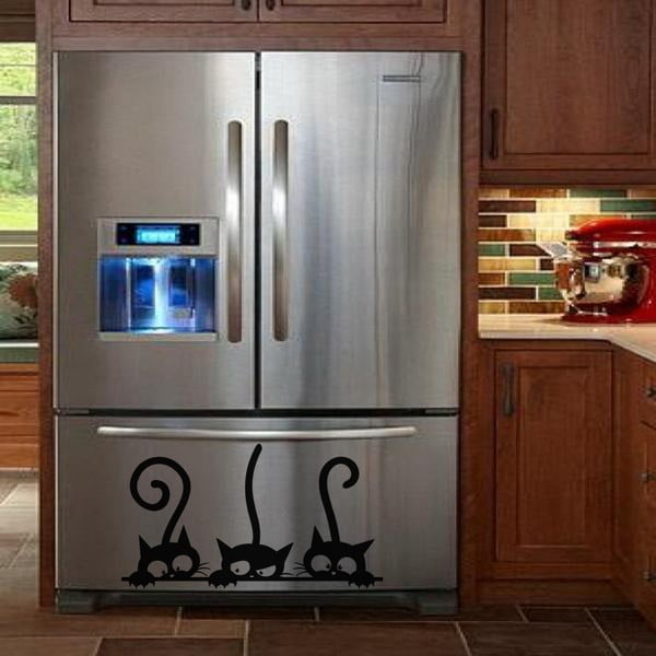 Стикер за стена Funny Cats Trio, 20 x 35 cm - Ambiance-image-1