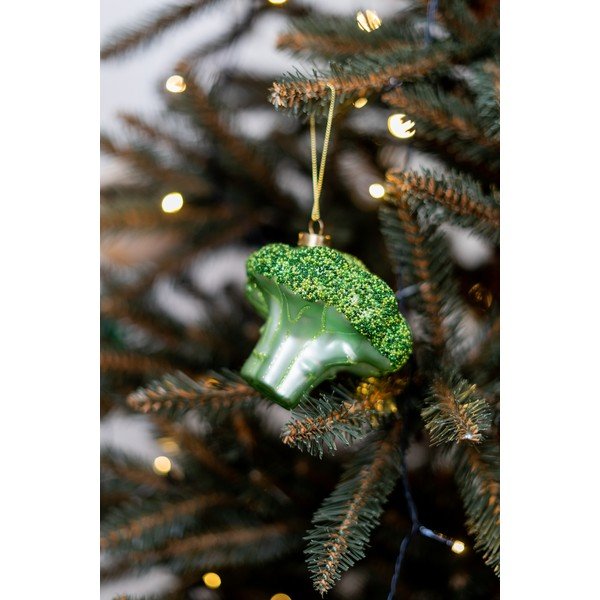Стъклена коледна украса Broccoli – Sass & Belle-image-1