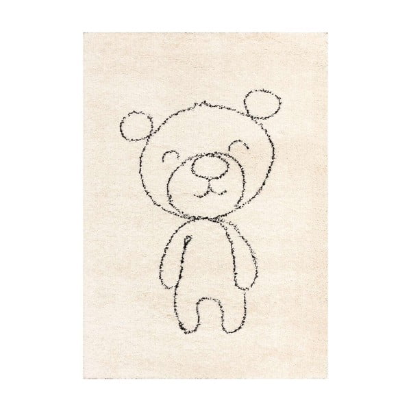 Бежов антиалергичен детски килим 230x160 cm Teddy Bear - Yellow Tipi