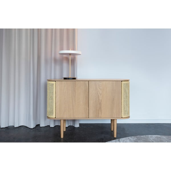 Черно-бяла метална LED затъмняваща се настолна лампа с метален абажур (височина 41,5 cm) Asteria Table – UMAGE-image-1