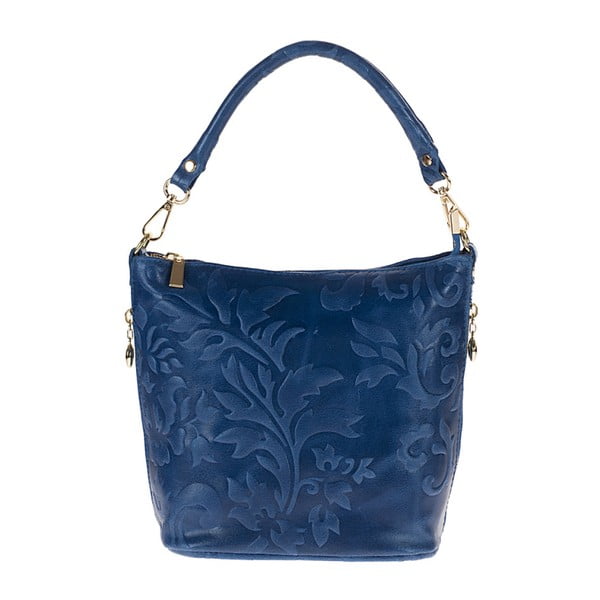 Tmavě modrá kožená kabelka Giulia Bags Misty