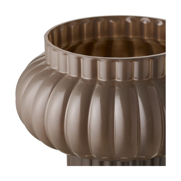 Кафява стъклена ваза (височина 27 cm) Celia – House Nordic-image-3