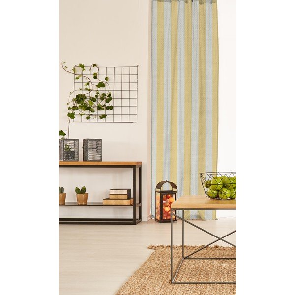 Жълта завеса Cortina Hogar Жълти ивици - Really Nice Things-image-1
