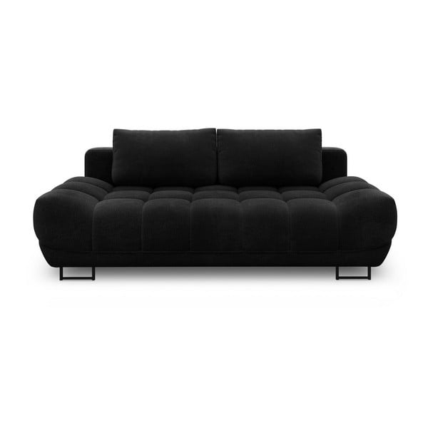 Черен триместен разтегателен диван Cumulus - Windsor & Co Sofas
