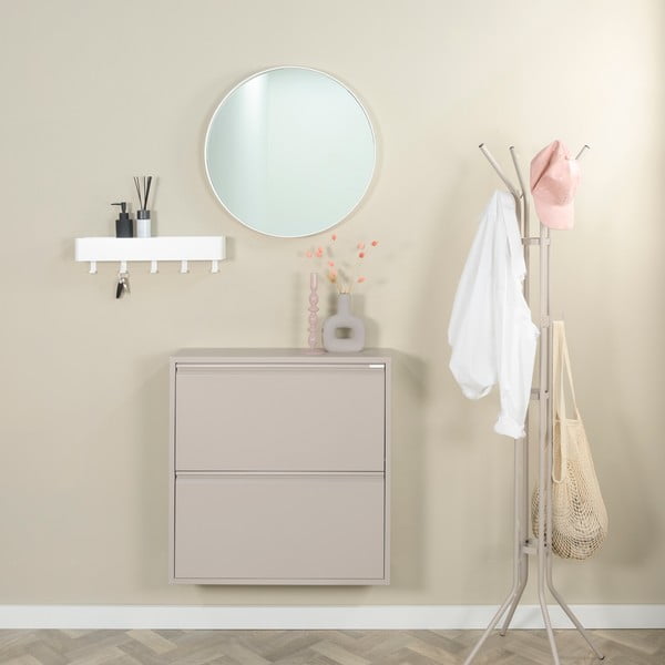 Кафяво-сива метална накланяща се стойка за обувки 75x77,5x22,5 cm Billy – Spinder Design-image-4