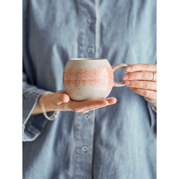 Оранжева глинена чаша 410 ml Paula – Bloomingville-image-1