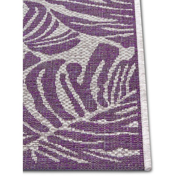 Лилав и бежов килим на открито , 140 x 200 cm Monstera - NORTHRUGS-image-2