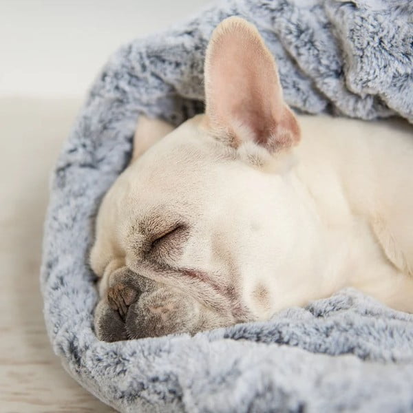 Сиво легло за домашни любимци ø 33 cm Snuggle Bed 3in1 Husky Grey S – P.L.A.Y.-image-1