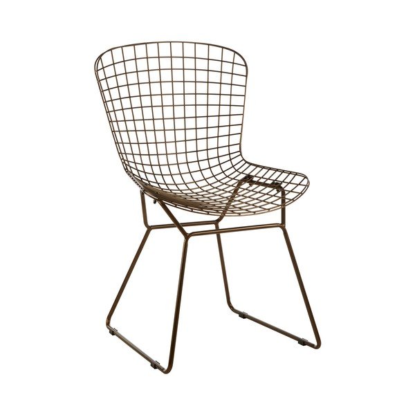 Метален трапезен стол в бронзов цвят District – Premier Housewares