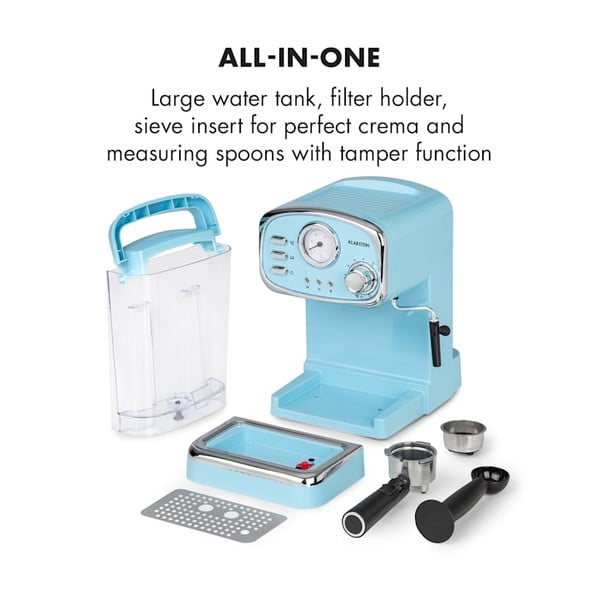Синя кафемашина Espressionata Gusto - Klarstein-image-3
