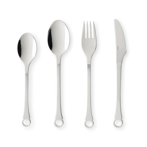 Прибори за хранене от неръждаема стомана в сребрист цвят 16 бр. Pantry – Gense-image-2