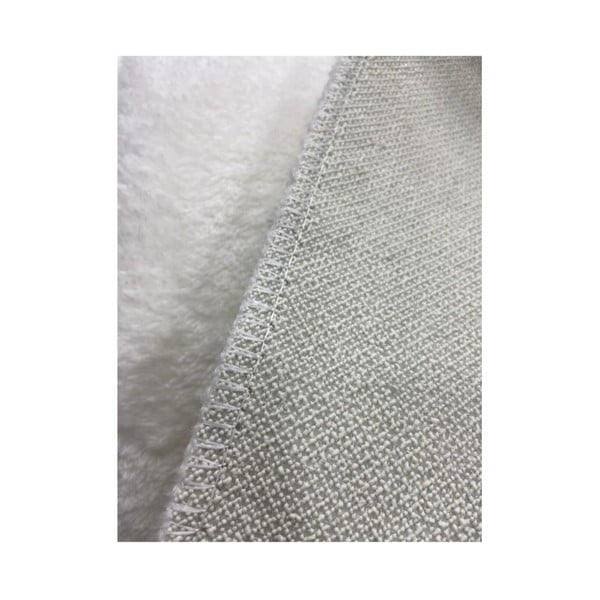 Бял килим подходящ за пране 120x150 cm Pelush White – Mila Home-image-4