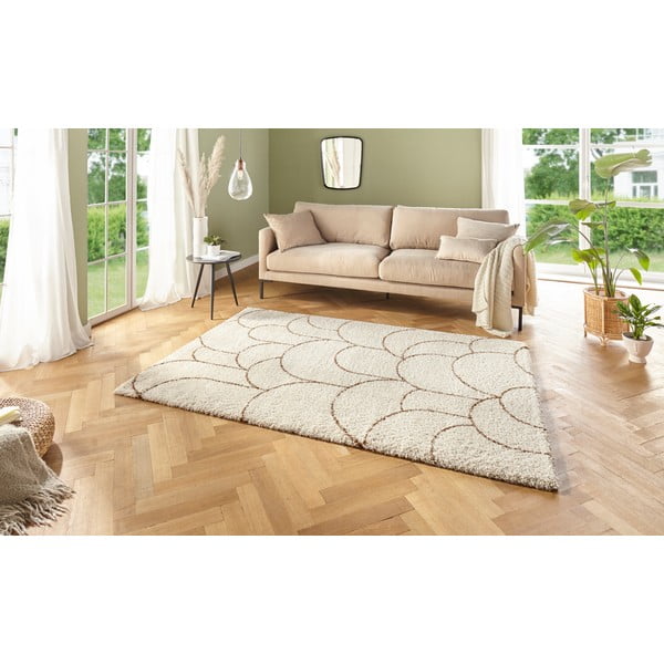 Кремав и бял килим , 160 x 230 cm Allure Thane - Mint Rugs-image-1