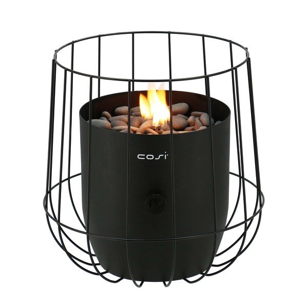 Черна газова лампа Cosi Basket, височина 31 cm - COSI-image-2