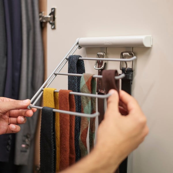 Метална закачалка за вратовръзки и колани Orderly – Joseph Joseph-image-1