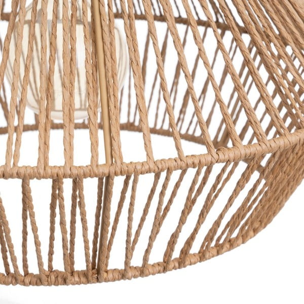 Висящо осветително тяло естествено с абажур от хартиен шнур ø 38 cm – Casa Selección-image-3