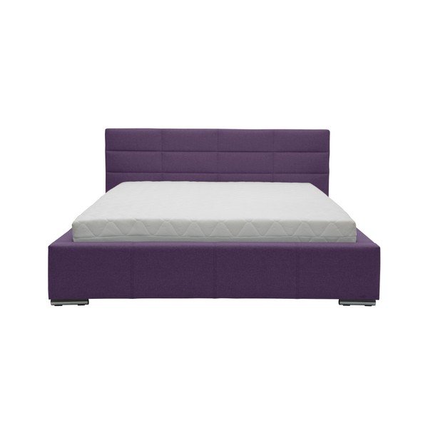 Fialová dvoulůžková postel Mazzini Beds Reve, 160 x 200 cm-image-1