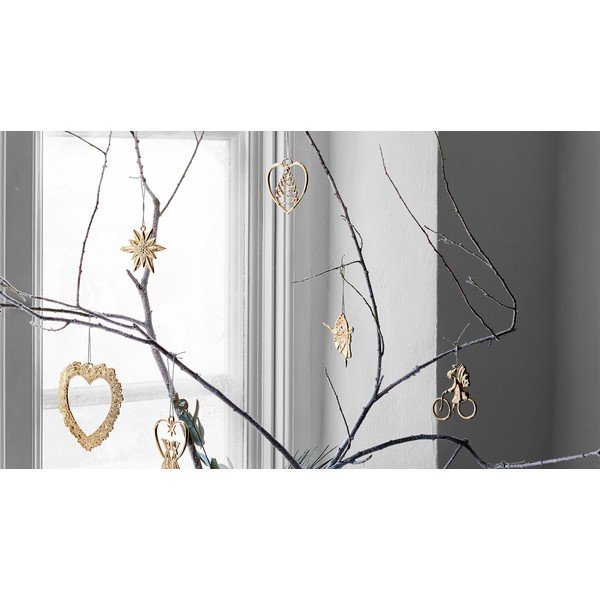 Висяща коледна украса в златист цвят - Kähler Design-image-3