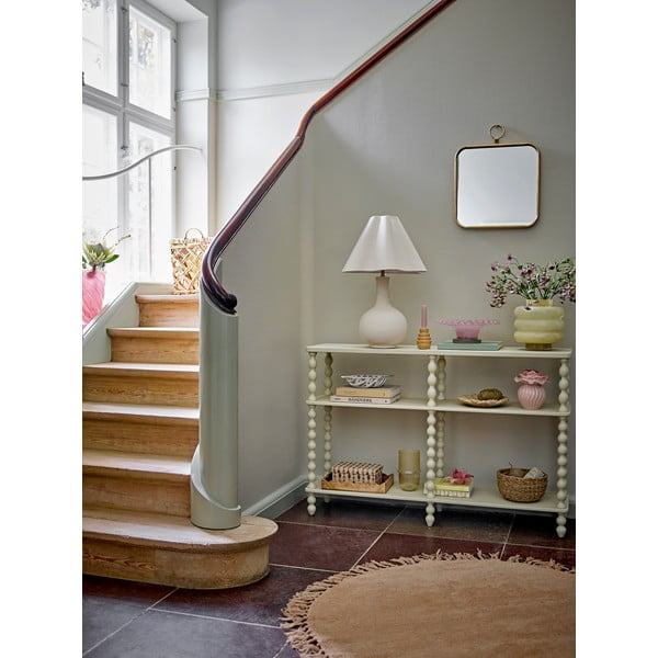 Кремава конзолна маса 30x120 cm Salino – Bloomingville-image-1