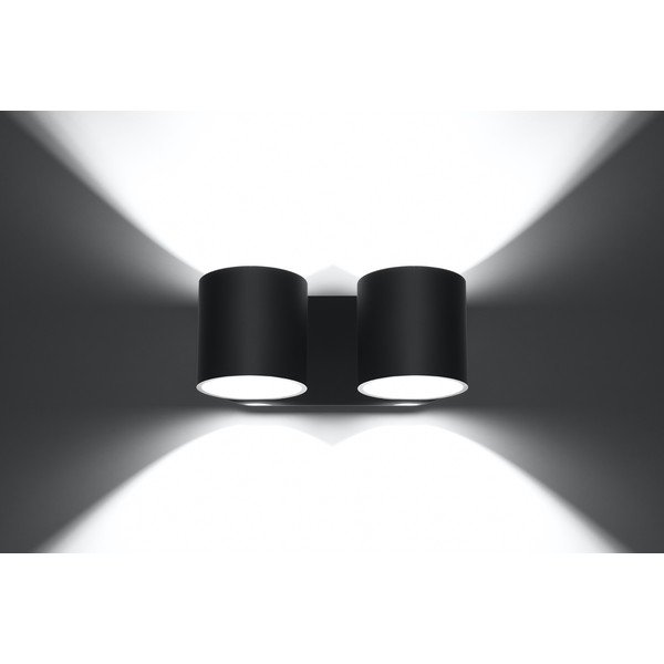 Черна стенна лампа Solux Roda - Sollux-image-4