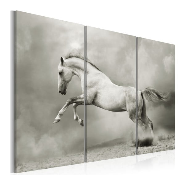 Vícedílný obraz na plátně Bimago Horse Motion, 80 x 120 cm