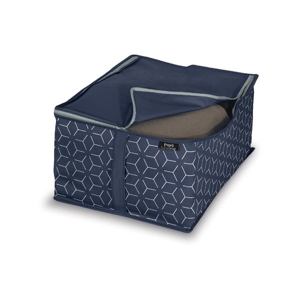 Тъмносиня кутия за съхранение , 40 x 30 cm Metrik - Domopak