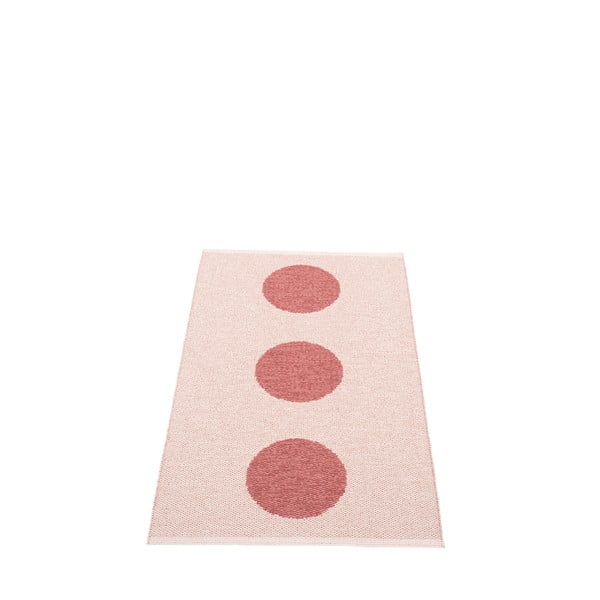 Светлочервен килим за открито и закрито 70x120 cm Vera Pop Blush – Pappelina-image-2
