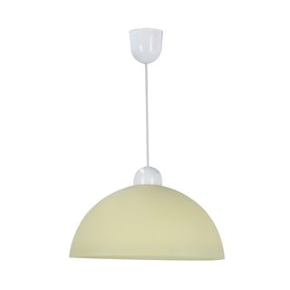 Кремава висяща лампа със стъклен абажур ø 22 cm Vanilia - Candellux Lighting
