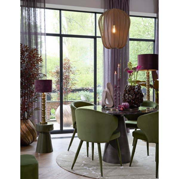 Метална кръгла странична масичка ø 29 cm Dakwa – Light & Living-image-1