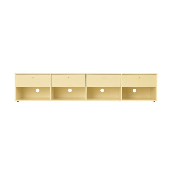 Светложълта маса за телевизор 214x45 cm Mistral – Hammel Furniture