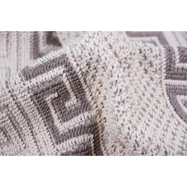 Сив и бежов памучен килим , 80 x 150 cm Versace - Vitaus-image-3