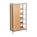 Отворен гардероб в естествен цвят 100x190x48 cm Armarios – Casa Selección