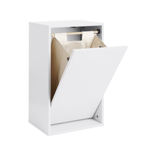 Бял стенен кош за пране Laundry Box – ReCollector