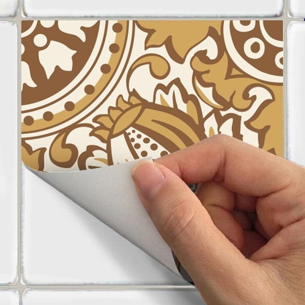 Комплект от 9 стикера за къщички, 10 x 10 cm Baroque - Ambiance-image-2