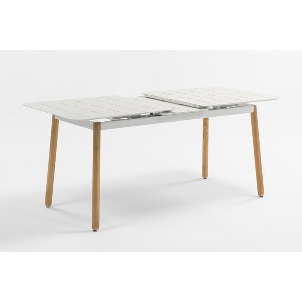 Градински трапезен комплект за 4 души в бяло/зелено Alicante - Ezeis-image-4