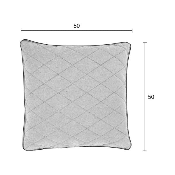 Червена възглавница с пълнеж , 50 x 50 cm Diamond - Zuiver-image-2