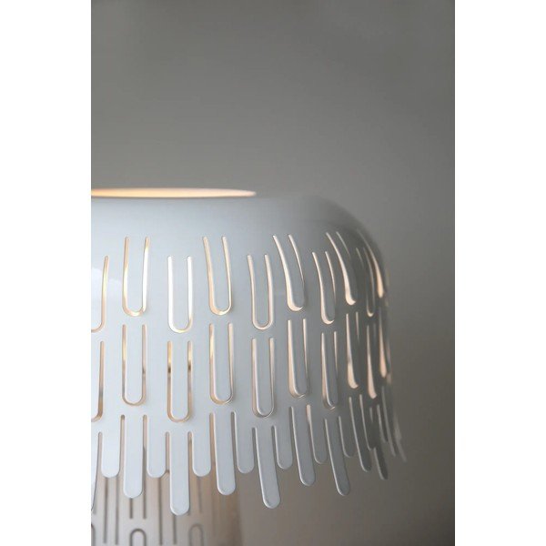 Бяла настолна лампа с метален абажур (височина 38 cm) Verbera – Markslöjd-image-2