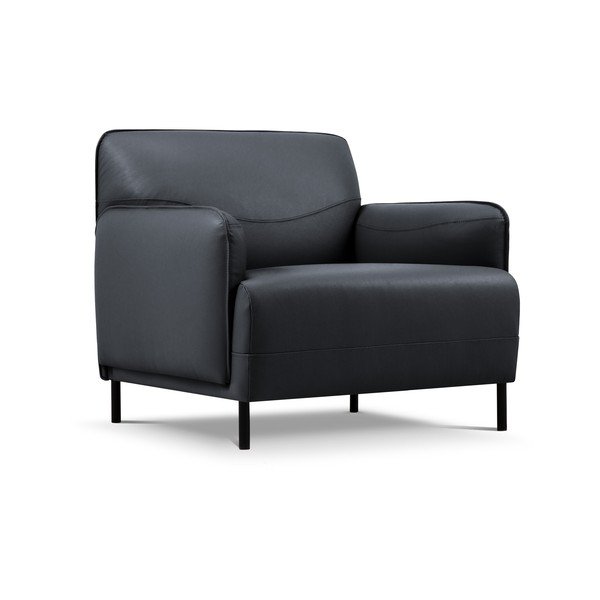 Син кожен фотьойл Neso - Windsor & Co Sofas