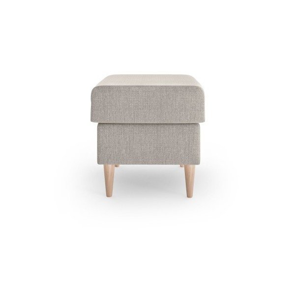 Бежов пуф Aubrieta, 60 x 45 cm - Mazzini Sofas-image-3