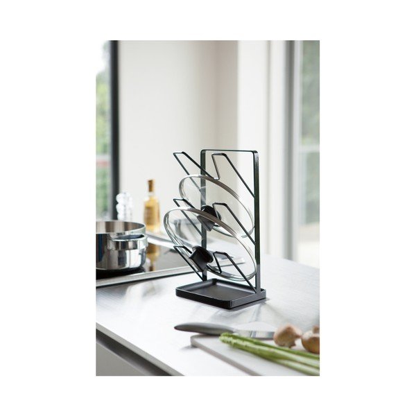 Černý stojan na pokličky YAMAZAKI Tower-image-1