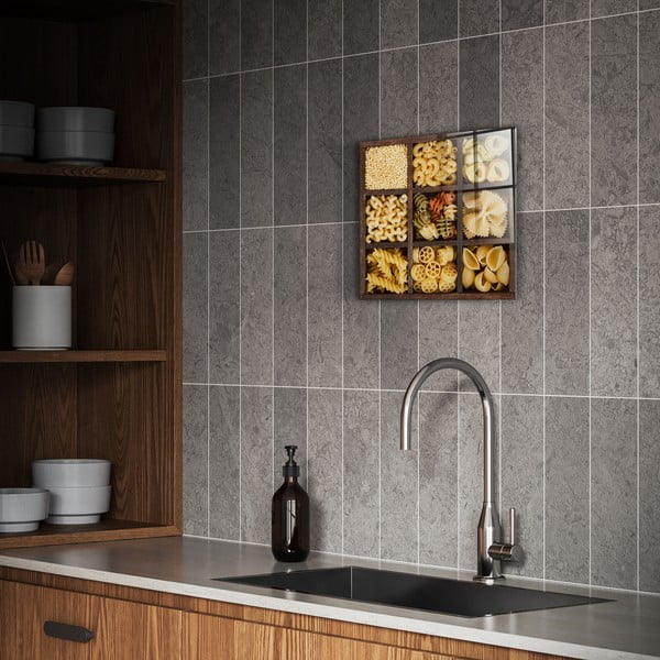 Картина върху стъкло 30x30 cm Pasta Box – Styler-image-1