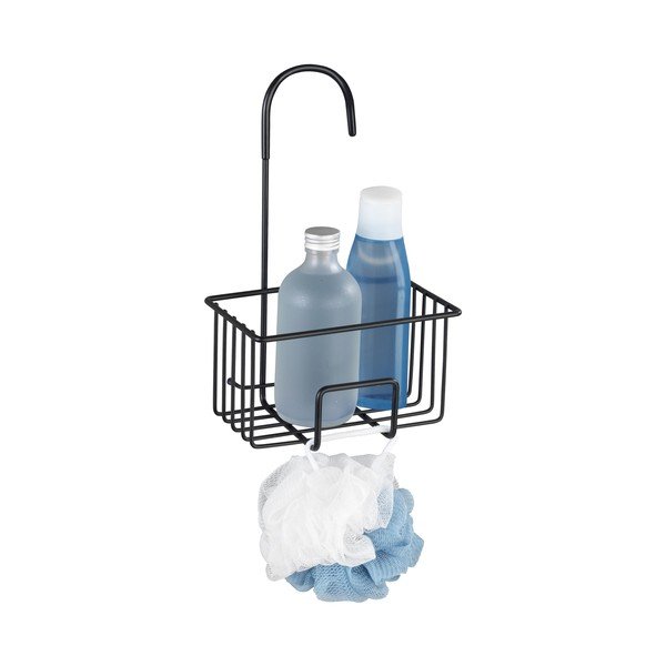 Черен висящ рафт за баня от неръждаема стомана Milito – Wenko-image-2