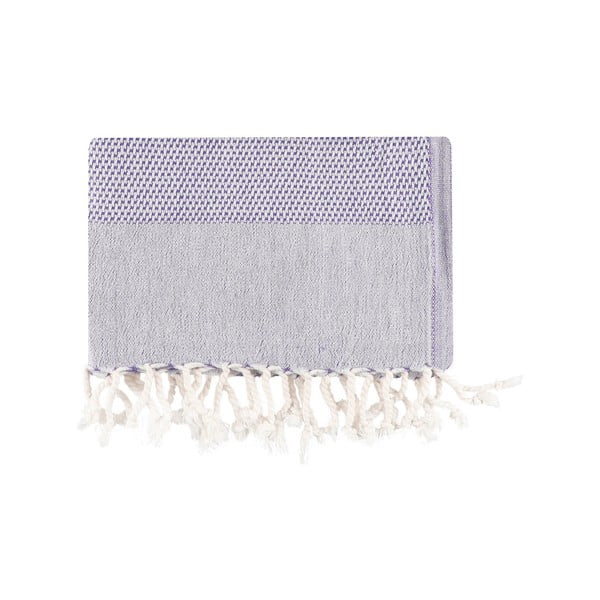 Памучно плажно одеяло в цвят лавандула 90x175 cm Retro – Foutastic-image-2